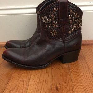 Deborah Studded Short Fry Boot